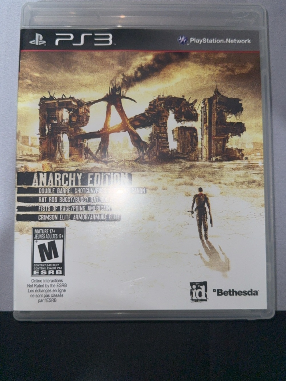 Rage Anarchy Edition Game for Sony PS3